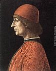 Vincenzo Foppa Canvas Paintings - Portrait of Francesco Brivio